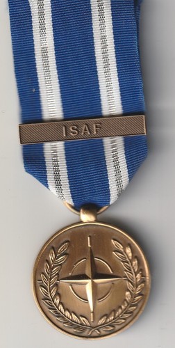 Nato medal clasp - nato, isaf