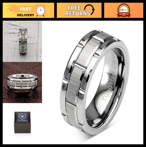 Tungsten wedding band for men - tungsten,
