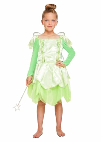 Girls green fairy tinkerbell - green,