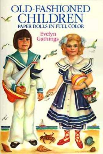 Old fashioned children paper - old-fashioned,