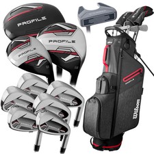 Wilson Profile 11 Piece Steel Package Set Left/Right Handed with 3 Way Stand Bag
