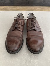 Narrative Burnished Leather Derby Shoes 42 Worn x4 marsell Officine Creative