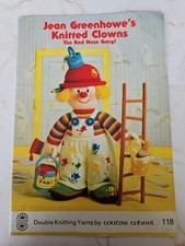 Jean Greenhowe's CLOWNS RED NOSE GANG DK pattern booklet