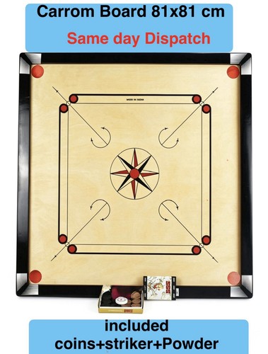 Large carrom board game - game, 81