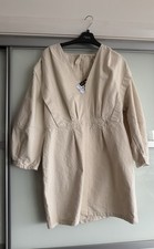 Denium Style Cream Dress Size