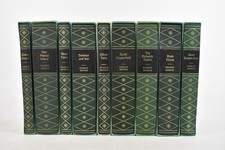 Charles Dickens Books Folio Society 1980s x9 Titles With Slip Cases