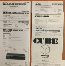 Roland service notes - roland,