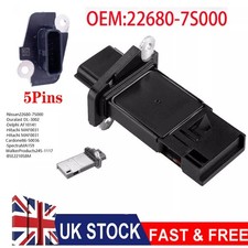 Mass Air Flow Meter MAF Sensor For NISSAN NAVARA X-TRAIL QASHQAI 22680-7S000 New