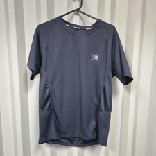 Karrimor Mens Medium Short Sleeve Run Tshirt Black Polyester Activewear Running 