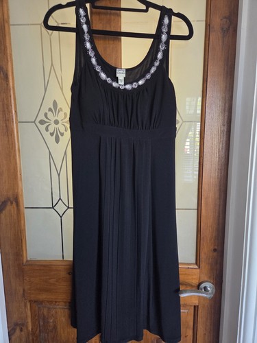 Sangria black pleated strappy - sangria,