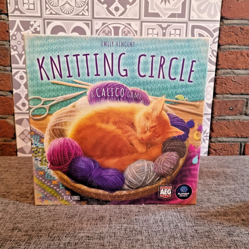 Knitting circle calico - circle:,