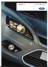 Ford Focus 2007-2008 UK Market Sales Brochure Studio, Style, Zetec, Titanium, ST