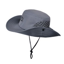Wide Brim Sun Hat Adjustable Bucket Hat Fisherman Cap for Unisex Hiking Fishing