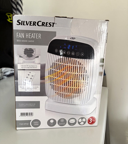 Silvercrest 2000w fan heater - 2000w,