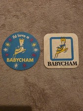Vintage Babycham Beer Mat x2 Collectable Advertisment