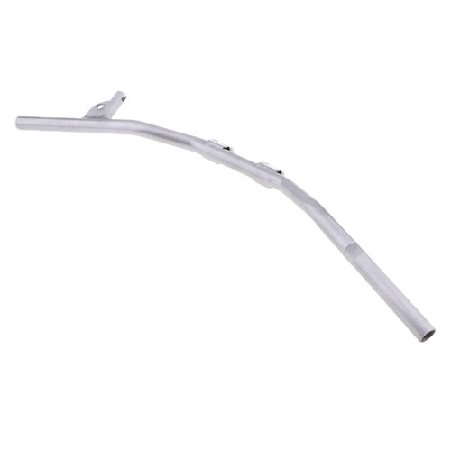 Silver handlebar handle - handle, bar