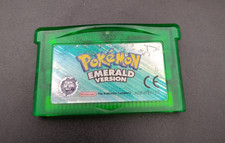 Genuine Pokémon: Emerald Version Nintendo Game Boy Advance, PAL Dry Bat Working