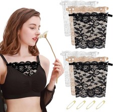 6 PCS Lady Lace Clip-on Mock