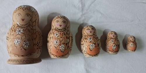 Matroyska hand painted - matroyska, wooden