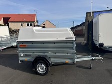 NEW ZASLAW 205SU SINGLE AXLE DOUBLE BROADSIDE TRAILER WITH LOCKABLE ABS LID