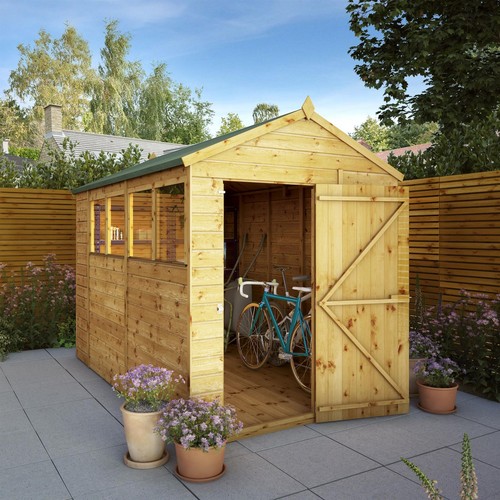 10x6 wooden garden shed - 10x6,