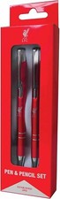 Liverpool FC Pen & Pencil Set - Football Gift Official License Back To School