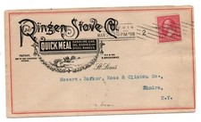 USA 1898 Ringen Stove Co. illustrated commercial cover WS25808