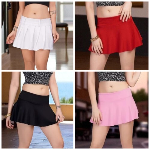 Womens flared mini skirt - womens,