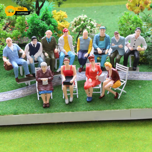 6pcs 24pcs scale sitting - g,