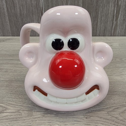 Wallace and gromit mug pink - and,