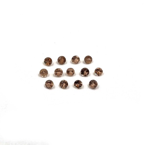 Natural andalusite round - round, cut