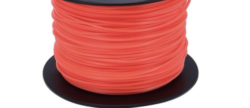 Orange plastic trimmer - trimmer, line