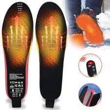 Rechargeable Heated Insoles  Electric Heated Shoe Insoles Winter Foot Warmer