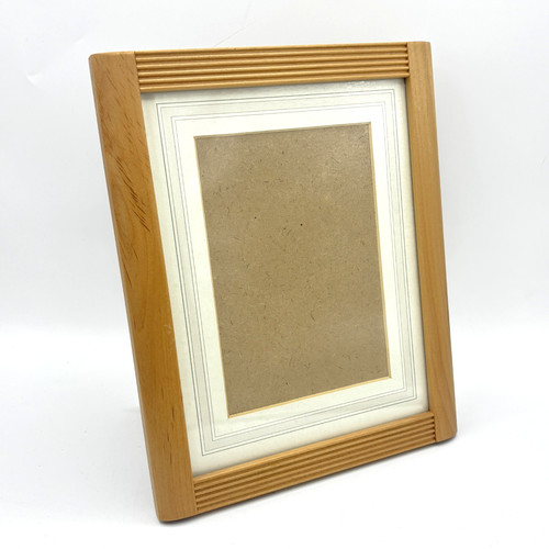 Vintage blonde wooden art deco - blonde,