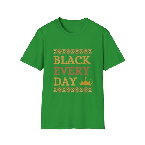 Black every day shirt - black,