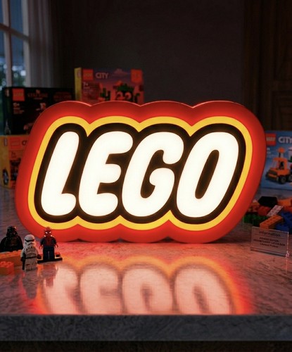 Lego logo led - logo, lightbox