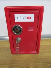 HSBC Red Mini Safe Money Box