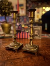 Pair Antique Brass Georgian