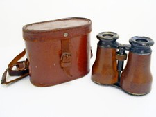 VINTAGE FRENCH LUMIERE EXTRA/PARIS FIELD GLASSES/RACING BINOCULARS & CASE