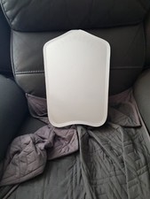 ikea medium size mirror with etching on the top wrought iron stand attached