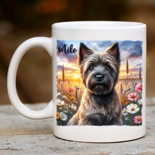 Personalised Cairn Terrier Mug, Pet, Dog Lover, Gift Present Christmas Birthday