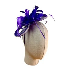 Small Flower Feather Hair Hat