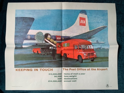 Post office 1960s quad - office, poster