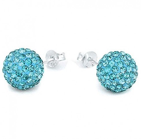 Shamballa matching earrings - shamballa,
