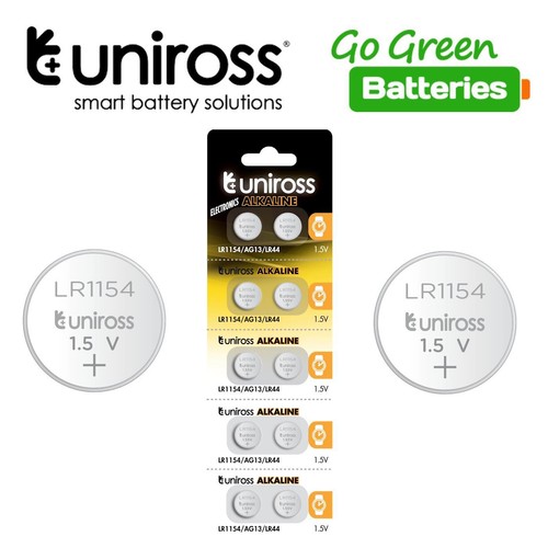 Uniross lr44 batteries - uniross, 1.5v