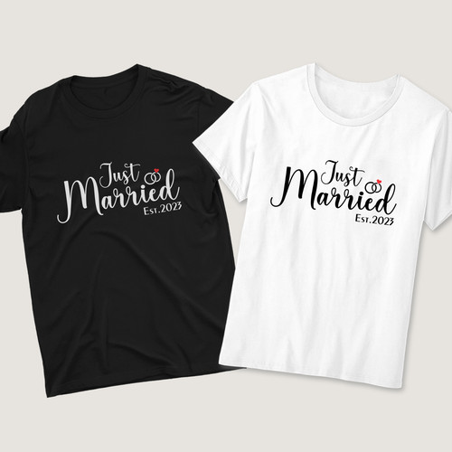 Just married matching - matching, couple