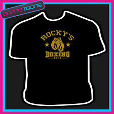ROCKY'S ROCKYS BOXING CLUB GLOVES BOXER GYM TSHIRT