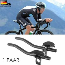 Bicycle/Bike Tri Bars Relaxlation Handlebars Aero Alloy Arm Rest Triathlon UK