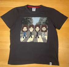 Beatles 'Abbey Road' grey band T-shirt - L