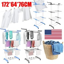 4 Tier Foldable Clothes Airer